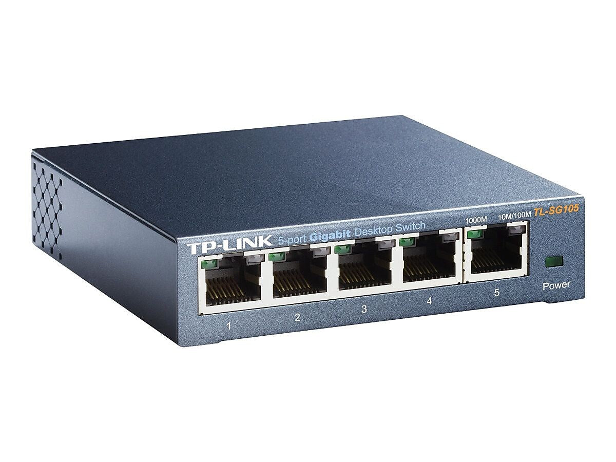 TP-LINK 5-Port 10/100/1000Mbps Desktop Switch (TL-SG105)