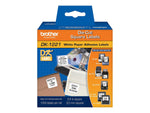 Brother DK-1221 Square Paper Labels, 9/10" x 9/10", Black on White, 1,000 Labels/Roll (DK-1221)