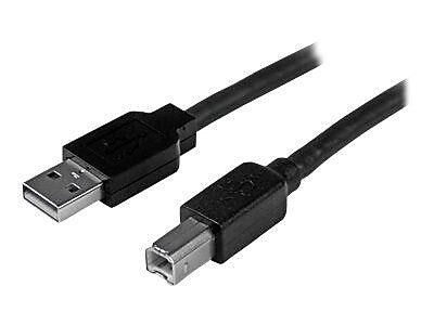 StarTech 50' USB 2.0 Male to Male Data Transfer Cable, Black