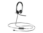 Logitech® H650e USB Stereo Binaural Headset With Noise Cancelling Microphone