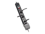Tripp Lite 7 Outlet Surge Suppressor, 6' Cord, 1080 Joules (TLP76RBTEL)