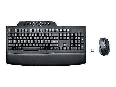 Kensington Pro Fit Wireless Comfort Desktop Set Ergonomic Keyboard and Mouse Combo, Black (K72403US)