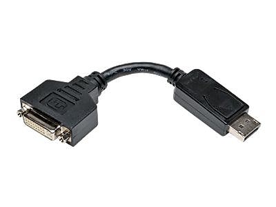 Tripp Lite 6" Displayport to DVI Adapter, Black