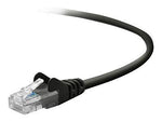 Belkin Cat. 6 Patch Cable, RJ-45 Male, RJ-45 Male, 5ft, Black