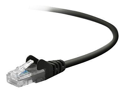 Belkin Cat. 6 Patch Cable, RJ-45 Male, RJ-45 Male, 5ft, Black