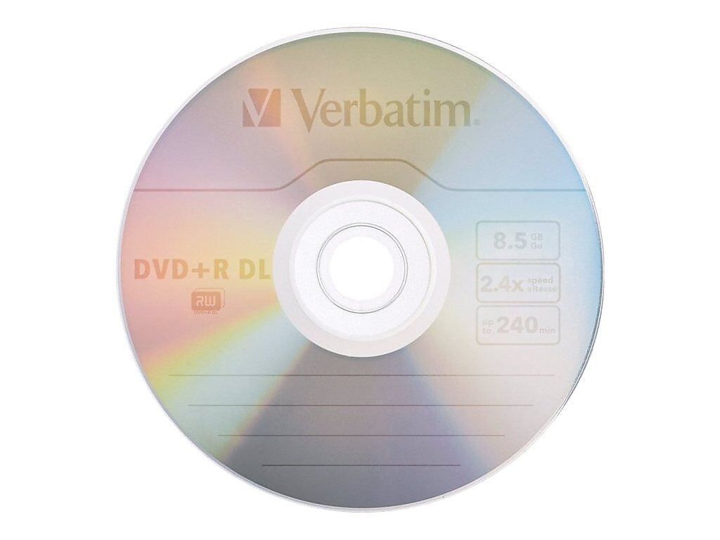 VERBATIM DVD+R DL 8.5GB 2