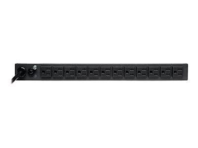 Tripp Lite Single-Phase Basic Power Distribution Unit, 13-Outlet, 1U Rack Mount, Black (PDU1215)