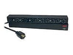 APC Basic Power Distribution Unit, 10-Outlet, 1U Rack Mount, Black (AP9564)