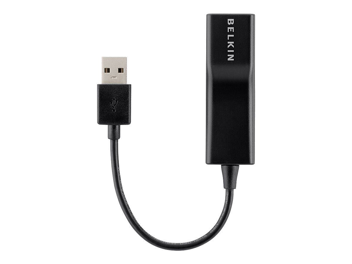 Belkin ™ USB 2.0 Desktop Ethernet Adapter, Black (F4U047BT)