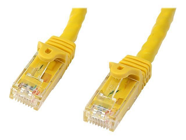 StarTech N6PATCH50YL Cat6 Patch Cable with Snagless RJ45 Connectors, 50ft, Yellow