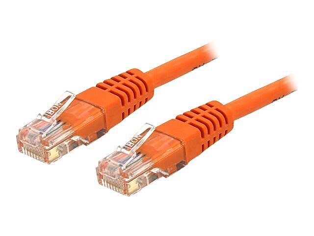 50FT CAT6 ORANGE MOLDED RJ45