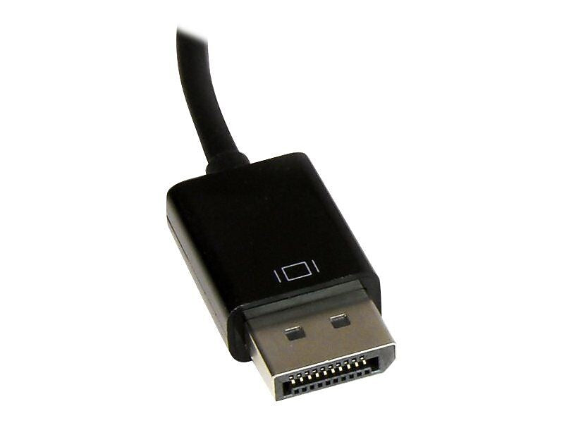 StarTech DP2VGA3 4" DisplayPort to VGA Adapter, Black