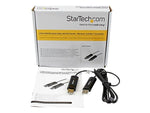 StarTech 6' 2-Port USB Keyboard Mouse Switch Cable, Black (SVKMS2)