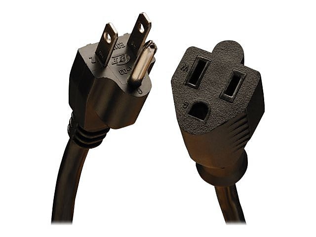 Tripp Lite 10' Extension Cord, 16 AWG, Black (P024-010-13A)