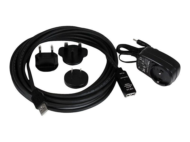 StarTech 16.4' USB 2.0 Male to Female Extension Cable, Black