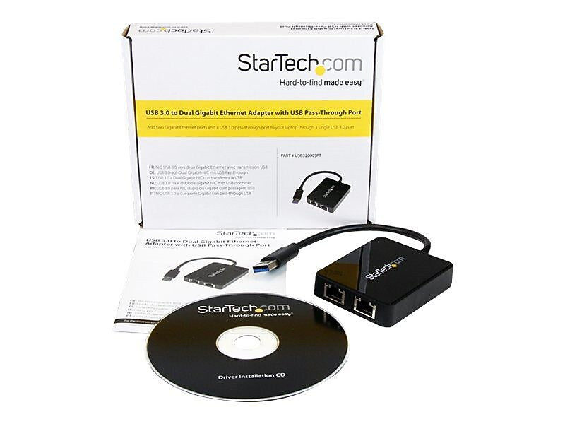 StarTech 2-Port USB Gigabit Ethernet Adapter  (RZ0419)