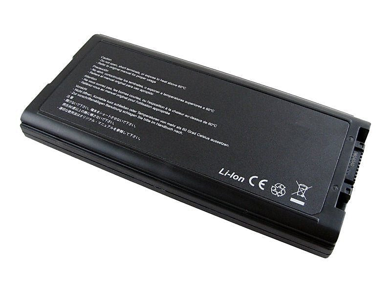 V7® PAN-CF52V7 9 Cell Li-ion 10.8V DC Replacement Battery For Panasonic CF-52/29, Black