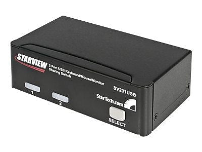 StarTech SV231 USB/VGA KVM Switch Kit, 2 Ports