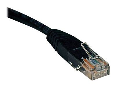 Tripp Lite N002-003-BK 3' CAT-5e Male/Male Cable, Black
