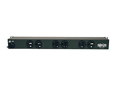 Tripp Lite 6 Outlet Power Strip, Black (RS-0615-R)