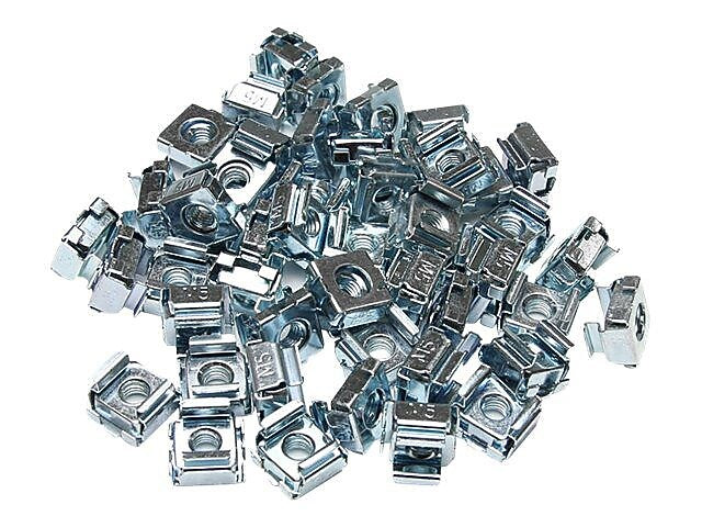 StarTech M5 Cage Nuts For Server Rack Cabinets, 50 per Pack