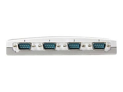 StarTech 4 Port USB to RS232 Serial DB9 Adapter Hub