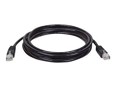 N002-010-BK 10ft Cat5e 350MHz Molded Cable RJ45 M/M Black, 10'