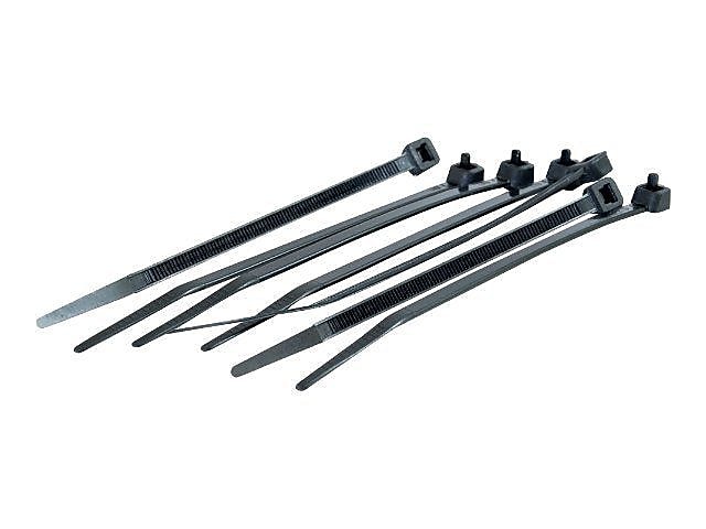 C2G® 11 1/2" Cable Tie, Black, 100/Pack