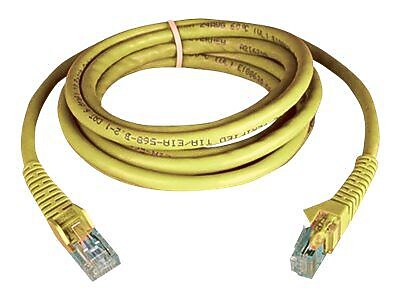 Tripp Lite N201-004-YW 4' CAT-6 RJ-45 Snagless Molded Patch Cable, Yellow14