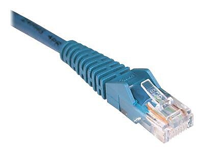 Tripp Lite 1' Cat5e RJ45/RJ45 Snagless Molded Cable, Blue1