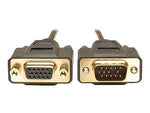 Tripp Lite VGA Monitor Extension Cable, HD15F to HD15M, Black, 10'L (P510-010)