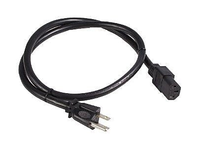 Startech® 20' NEMA5-15P To C13 Standard Computer Power Cord, Black