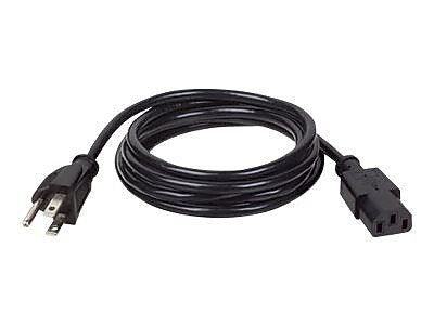 Tripp Lite P006-010 10' NEMA 5-15P to IEC-320-C13 Power Cord, Black (P006-010)