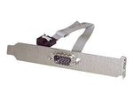 StarTech 16in (40cm) 9 Pin Serial Male to 10 Pin Motherboard Header Slot Plate