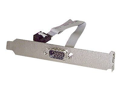 StarTech 16in (40cm) 9 Pin Serial Male to 10 Pin Motherboard Header Slot Plate