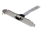 StarTech 16in (40cm) 9 Pin Serial Male to 10 Pin Motherboard Header Slot Plate