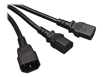 Tripp Lite P004-006-2C13 6' AC Power Extension Splitter Cable, Black12