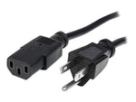 StarTech SJT Computer Power Extension Cord, 14 AWG, 3 ft (L)