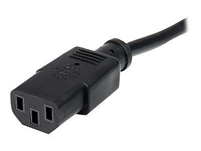 StarTech SJT Computer Power Extension Cord, 14 AWG, 3 ft (L)