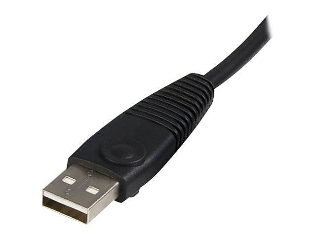 StarTech 2-in-1 Universal USB KVM Cable, 10'(L)