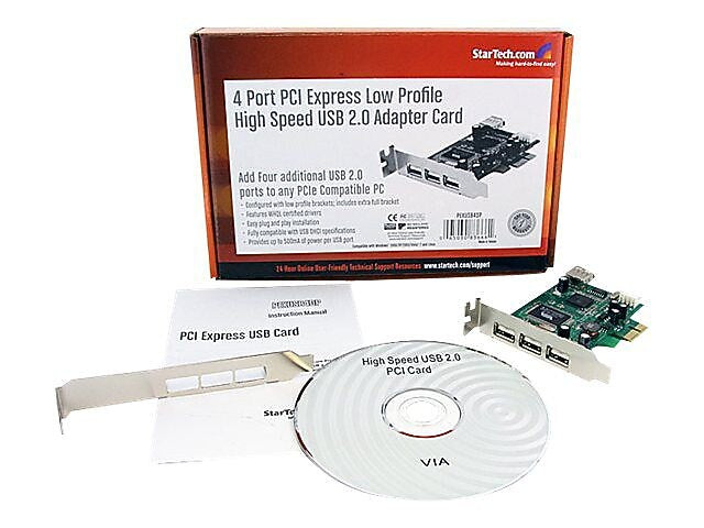 StarTech PCIe Ethernet Adapter (PEXUSB4DP)