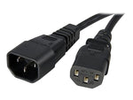 StarTech SJT Computer Power Extension Cord, 14 AWG, 10 ft (L)