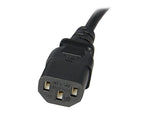 StarTech SJT Computer Power Extension Cord, 14 AWG, 10 ft (L)