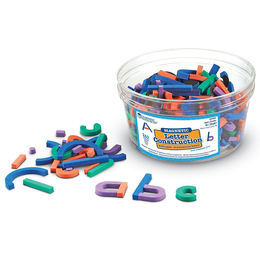 Learning Resources Magnetic Letter Construction Set, 262/Set