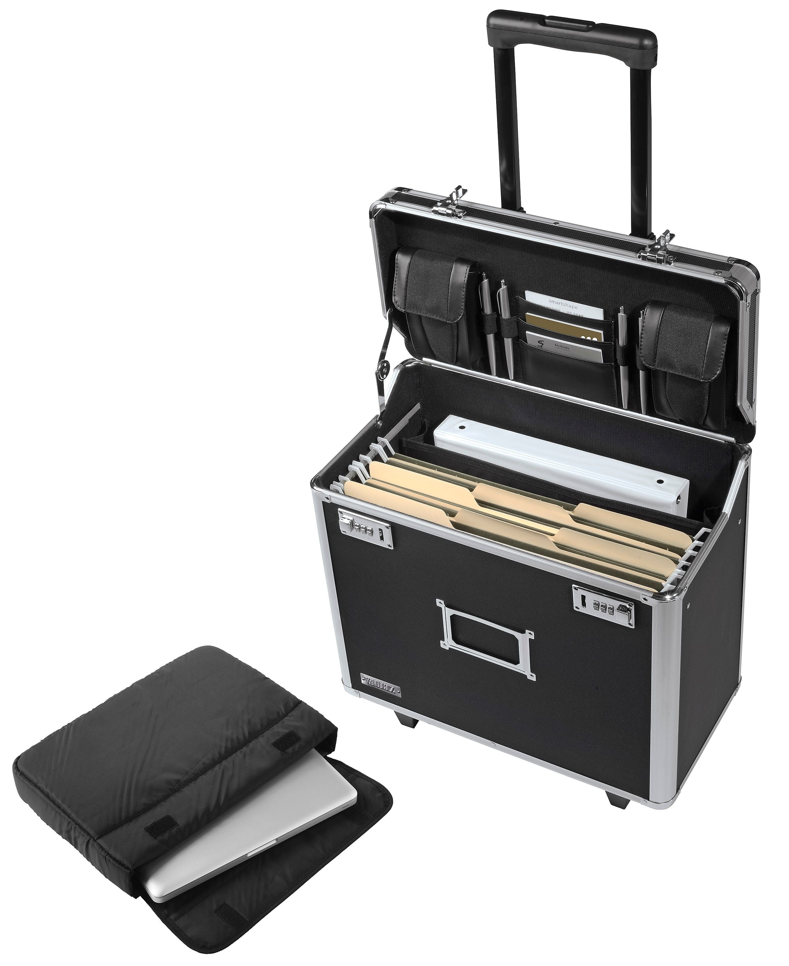 Vaultz Metal Mobile Business Case, Legal, Black (VZ00636)