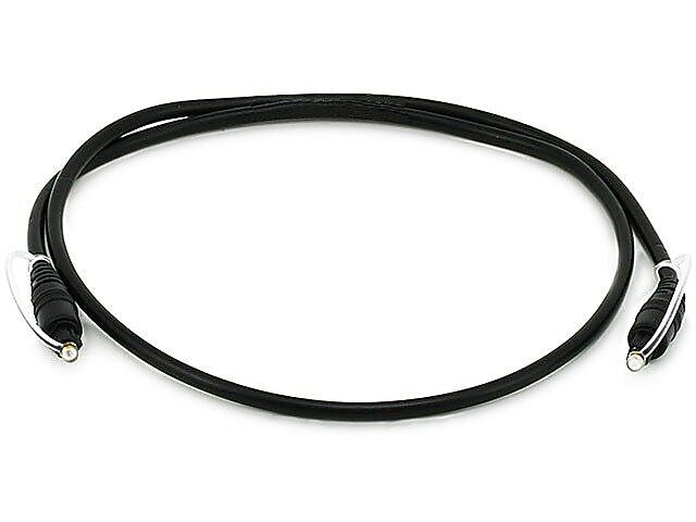 Monoprice® 3' Optical Toslink Audio Cable, Black