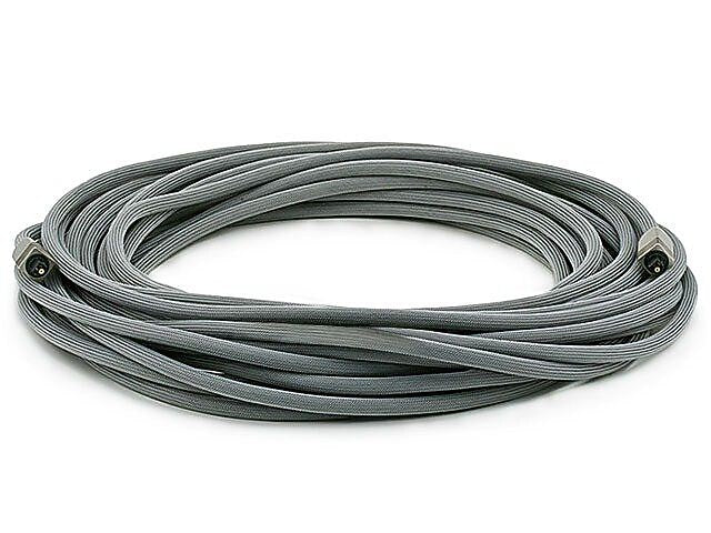 Monoprice® Premium 50' Optical Toslink Cable With Metal Fancy Connector, Gray