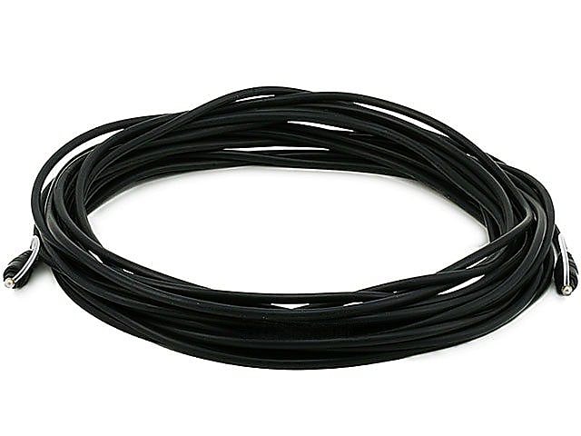 Monoprice® 35' Optical Toslink Audio Cable, Black
