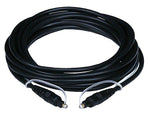 Monoprice® 15' Optical Toslink Audio Cable, Black