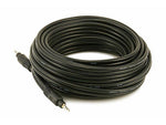 Monoprice® Premium 25' Gold Plated 3.5mm Stereo Male to Male 22AWG Cable, Black
